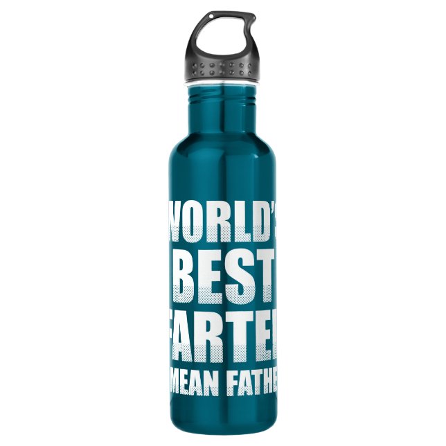 World's Best Farter I Mean Father 710 Ml Water Bottle (Front)