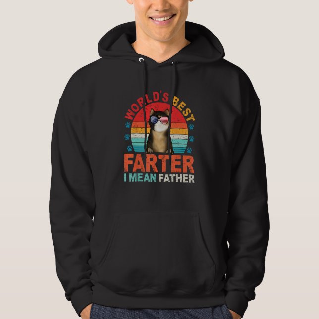 Worlds Best Farter I Mean Father Best Dad Ever Coo Hoodie (Front)