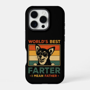 World's Best Farter I Mean Father Funny Dad Dog iPhone 16 Pro Case