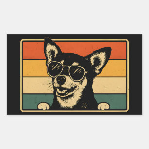 World's Best Farter I Mean Father Funny Dad Dog Rectangular Sticker