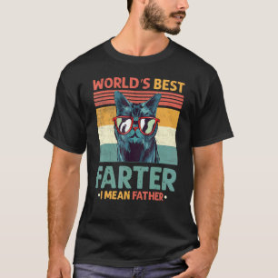 Worlds Best Farter I Mean Father t shirt Best Cat 