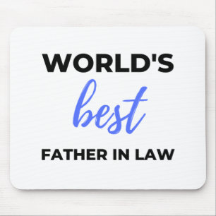 World's Best Father In Law 2 Mouse Pad