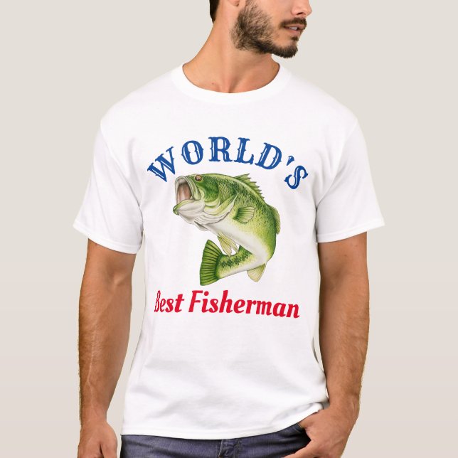 World's Best Fisherman T-Shirt (Front)