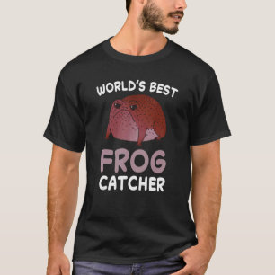 World's Best Frog Catcher Hunter Amphibian Catchin T-Shirt