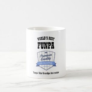 Worlds Best FUNPA - Like Grandpa But Cooler - Gift Magic Mug