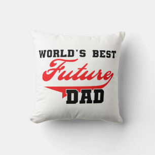 World's Best Future Dad Gifts Cushion