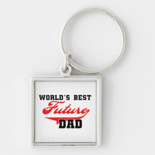 World's Best Future Dad Gifts Key Ring