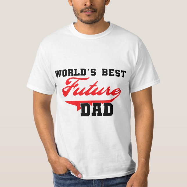 World's Best Future Dad T shirts and Gifts (Front)