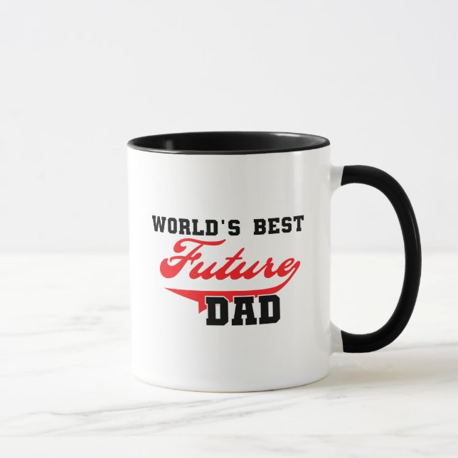 World's Best Future Dad T shirts and Gifts Mug (Right)