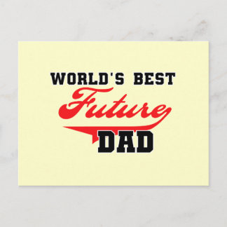 World's Best Future Dad T shirts and Gifts Postcard