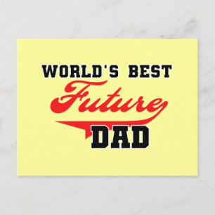 World's Best Future Dad T shirts and Gifts Postcard