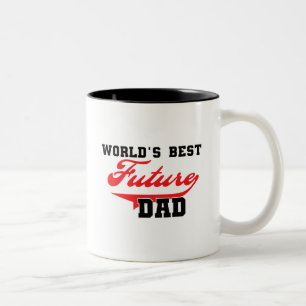 World's Best Future Dad T shirts and Gifts Two-Tone Coffee Mug