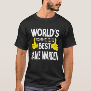 World's Best Game Warden Job Title Profession Game T-Shirt