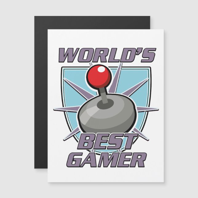 World's best gamer retro logo (Front/Back)