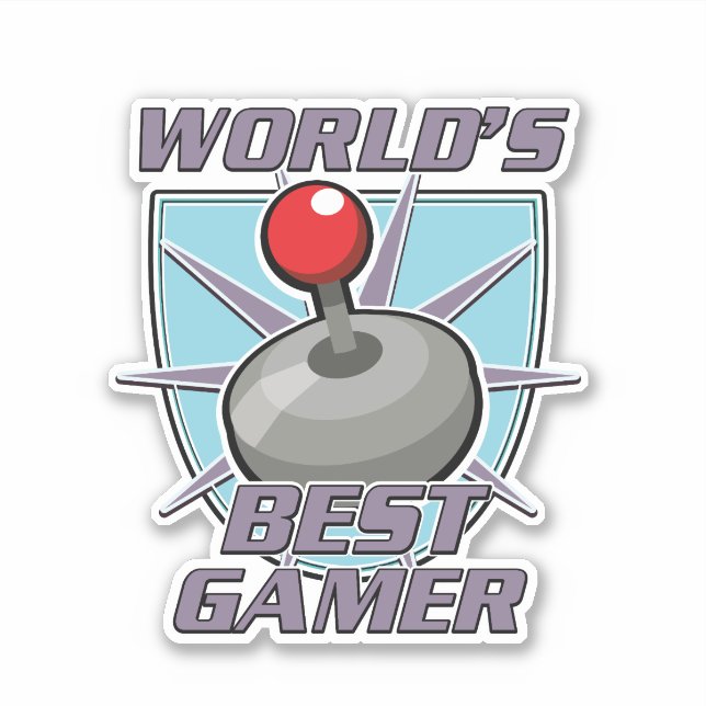 World's best gamer retro logo (Front)
