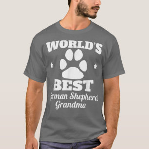 World's Best German Shepherd Grandma Dog Lover T-Shirt