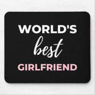World's Best Girlfriend Mouse Pad