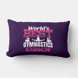 World's Best Girls Gymnastics Coach Lumbar Cushion
