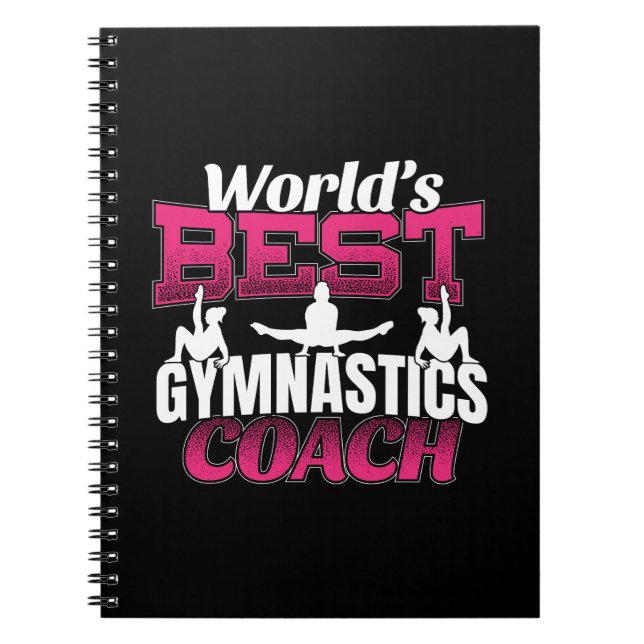 World's Best Girls Gymnastics Coach Notebook (Front)