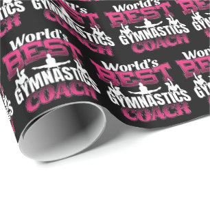 World's Best Girls Gymnastics Coach Wrapping Paper