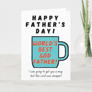 World's Best Godfather - Father's Day Card