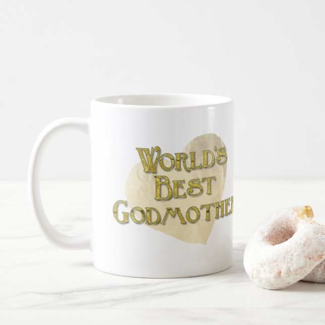 World's Best Godmother Coffee Mug (With Donut)
