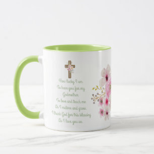 World's Best GODMOTHER MUG POEM, Personalised