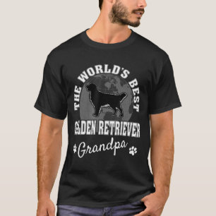 Worlds Best Golden Retriever Grandpa T-Shirt