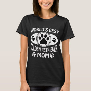 WORLD'S BEST GOLDEN RETRIEVER MOM T-Shirt
