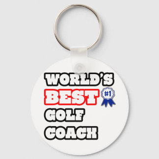 World's Best Golf Coach Key Ring