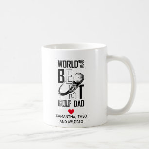 World's Best Golf Dad Dad Gifts Coffee Mug