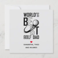 World's Best Golf Dad – Funny & Thoughtful Gift