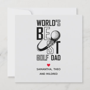 World's Best Golf Dad – Funny & Thoughtful Gift