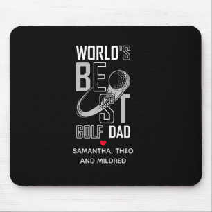 World's Best Golf Dad – Funny & Thoughtful Gift Mouse Pad