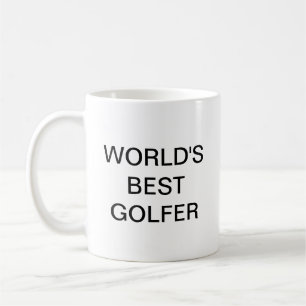 World's best golfer coffee mug