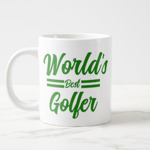 World's Best Golfer Dad Mug - Giant Coffee Cup