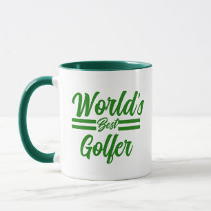 World's Best Golfer Mug - Personalised Golf Gift