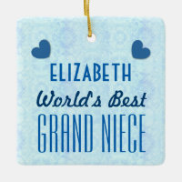 World's Best GRAND NIECE with Hearts A035a