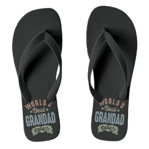 Worlds Best Grandad Jandals