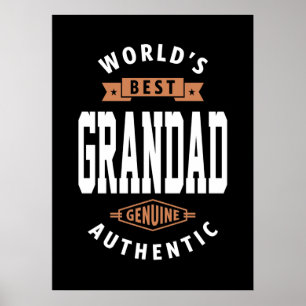 World's Best Grandad Poster