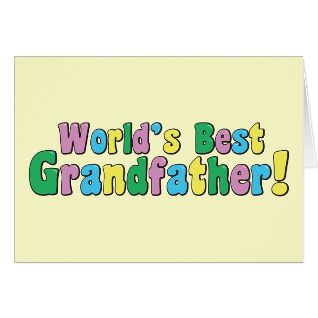 World's Best Grandfather (Front Horizontal)