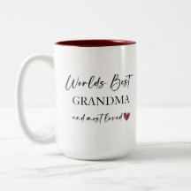 World's Best Grandma and Most Loved Photo Gift