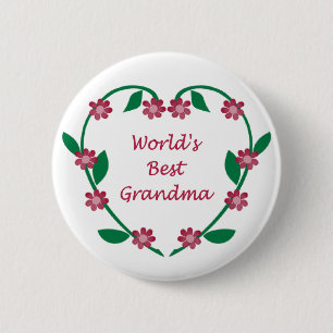 World's Best Grandma button