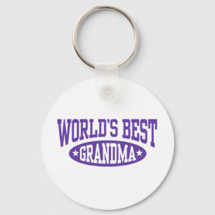 World's Best Grandma Key Ring
