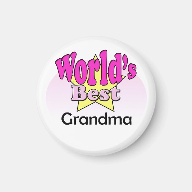 World's Best Grandma Magnet (Front)