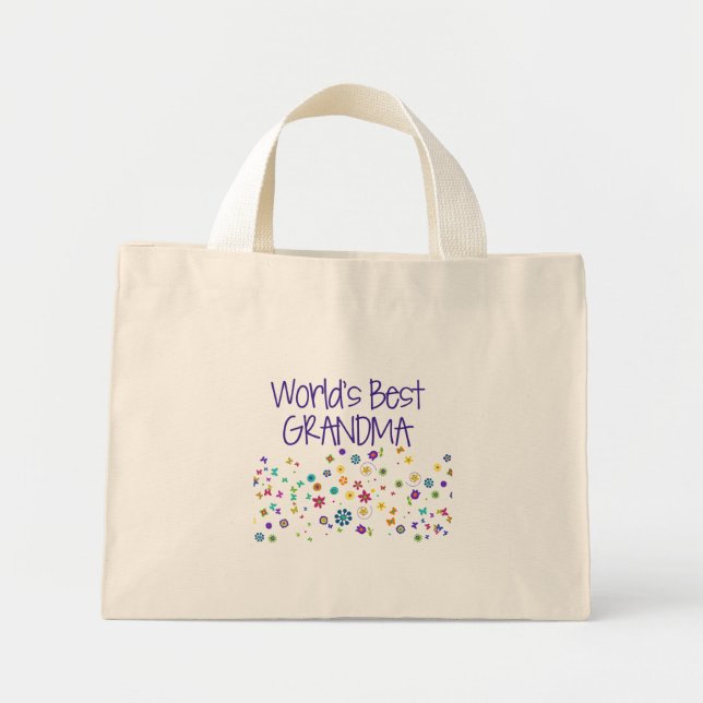 World's Best Grandma Mini Tote Bag (Front)