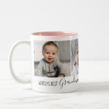 "Worlds Best Grandma" Photo Coffee Mug Gift 