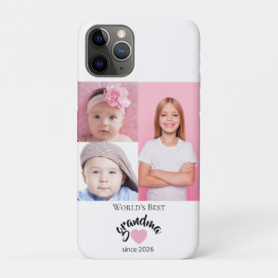 Worlds Best Grandma Since Year 3 Photo Cute Case-Mate iPhone Case