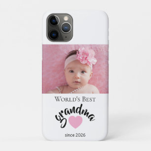 Worlds Best Grandma Since Year Photo Cute Case-Mate iPhone Case