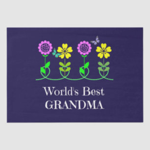 World's Best Grandma Tissue Paper